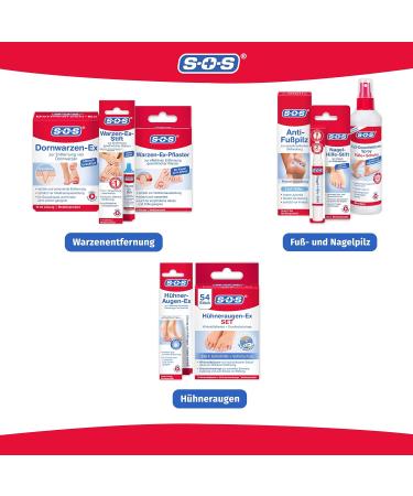 SOS Warken Ex Pavement - Waterproof Wart Removal Plaster for Children (2 x 24) | Effective Warts Treatment for Hands & Feet - Buy Online on GoSupps.com