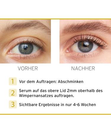Nuvega Lash Vegan Eyelash & Eyebrow Serum | Grow Long Lashes in 4-6 Weeks | 3ml (1 Pack) - Fast International Shipping to Germany - Buy Online on GoSupps.com