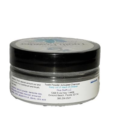 Superior Tooth Powder with Activated Charcoal - Whiter Healthier Teeth & Gums | Diva Stuff - International Shipping Available - Buy Online on GoSupps.com
