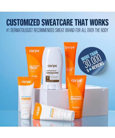 Carpe Clinical Strength Underarm Antiperspirant and Deodorant Sandalwood Scent Sandalwood 1.69 Fl Oz (Pack of 1) - Buy Online on GoSupps.com