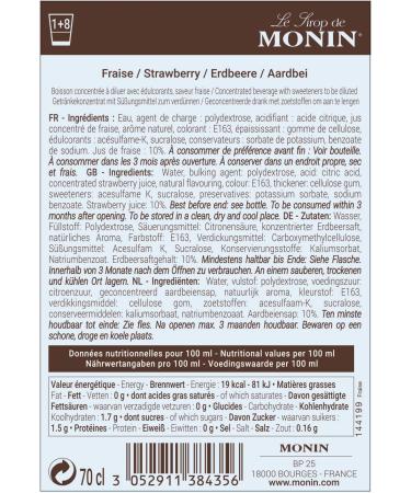 Monin Syrup ORANGE SPRITZ 0 7l - Buy Online on GoSupps.com