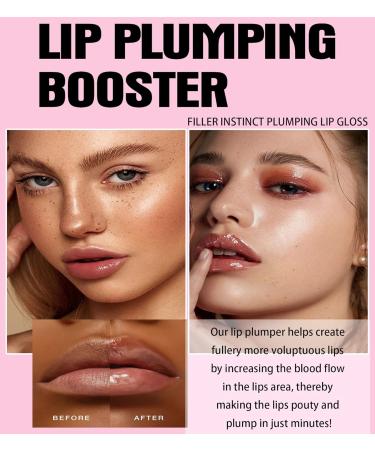 Spicy Lip Plumping Booster Gloss - Lifter Gloss for Fuller Hydrated Lips | High-Shine Lip Plumper for Women & Girls (#01 - Buy Online on GoSupps.com