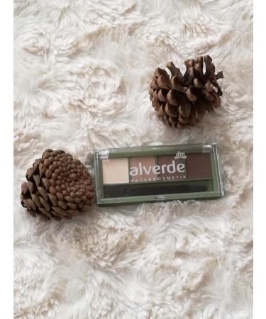 alverde NATURKOSMETIK Oogschaduwpalet Quattro 37 Chocolate 44 g - Buy Online on GoSupps.com