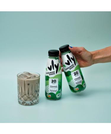 VLY Hazelnut Drink 400ml - Vegan Milk Alternative with 20g Protein & No Added Sugar | Low-Calorie Plant-Based Protein Drink (16 Pack) - Buy Online on GoSupps.com
