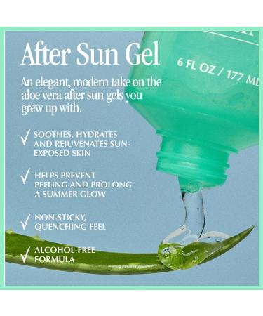 VACATION After Sun Gel + Airfreshener Bundle | Soothing Aloe Vera Gel for Sunburn Relief & Hydrating After Sun Care | Non-Sticky & Alcohol Free | 6 fl. oz - Buy Online on GoSupps.com