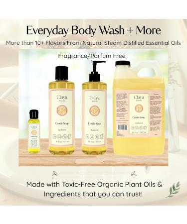 Pink Grapefruit Liquid Castile Soap Organic Ingredients Biodegradable Gentle for Sensitive Skin and Versatile Use (16 fl oz (Disc Cap)) - Buy Online on GoSupps.com