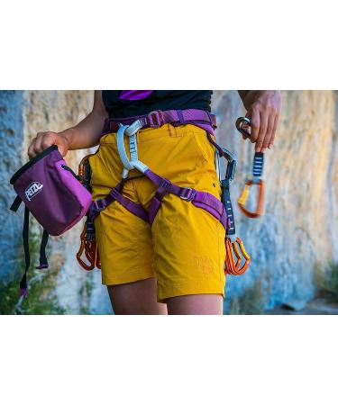Petzl Saka Large Chalk Bag - Ergonomic Design - Violet - One Size - Buy Online on GoSupps.com