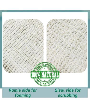 Extra Long Double-Sided Exfoliating Loofah Body Scrubber for Men & Women - Deep Clean Shower Towel - Buy Online on GoSupps.com