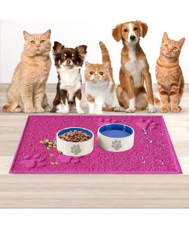 KongJies Waterproof Non-Slip Feeding Mat for Dogs & Cats - Pink | Best Pet Feeding Solutions - Buy Online on GoSupps.com