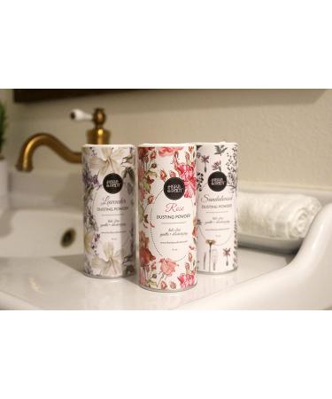 Set of 3 Talc-Free Perfumed Body Dusting Powder - Rose, Lavender, Sandalwood Herb Root - Buy Online on GoSupps.com