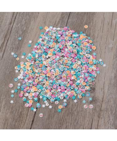 Minkissy Christmas 3D Nail Art Polymer Clay Slices - 3000pcs Snowflakes, Santa Claus, Elk Tips Decoration Stickers for Slime and Nails - Buy Online on GoSupps.com