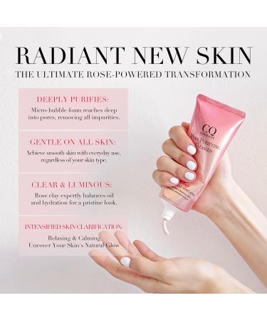 CQ Total Pore Purifying Rose Skincare Cleanser: Advanced Blackhead Remover & Radiant Facial Wash - Buy Online on GoSupps.com