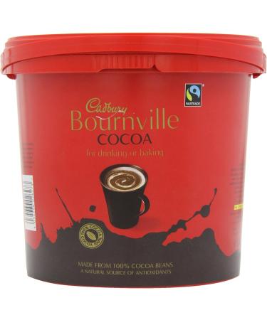 Cadbury Bournville Pail Cocoa 1.5kg - Buy Online on GoSupps.com