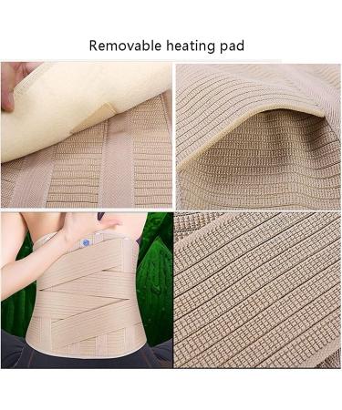 Widen Back Brace for Lower Back Pain Relief - Heating Lumbar Support Breathable Posture Corrector Abdominal Belt for Men & Women (Medium Skin - Buy Online on GoSupps.com