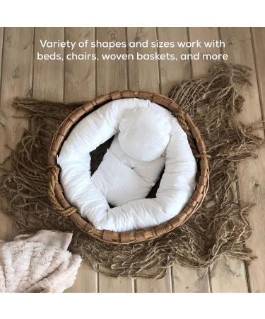 First Landings Newborn Posing Pillows - Photography Props for Baby Boy or Girl Photoshoots - Donut Pillow and 3 Posing Pillows Photography Pillow Set - Buy Online on GoSupps.com