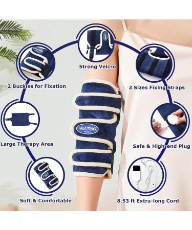 CAMECO Heated Elbow Wrap for Pain Relief | Electric Heating Pad for Tendonitis, Tennis Elbow & Arthritis | Dry Heat Therapy with Auto Shut Off | Adjustable for Arm, Leg, Knee | Men and Women - Ideal for Elbow Pain - Buy Online on GoSupps.com