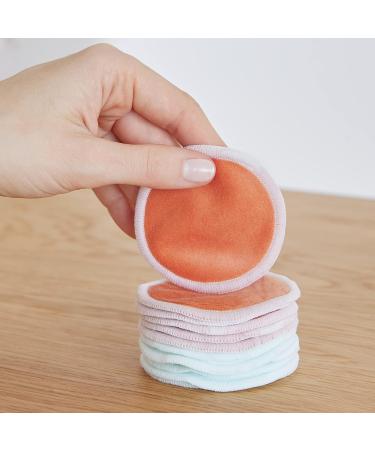 Washable Makeup Remover Pads: Pack of 12 Washable Makeup Remover Pads with Laundry Bag - Reusable Washable Cotton Pads - 12 Washable Makeup Remover Pads by LIVAIA - Buy Online on GoSupps.com