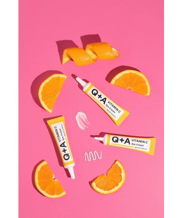 Q+A Eye Cream 15ml | Hydrating Cherry Extract & Glycogen for Delicate Skin - Shop Internationally - Buy Online on GoSupps.com