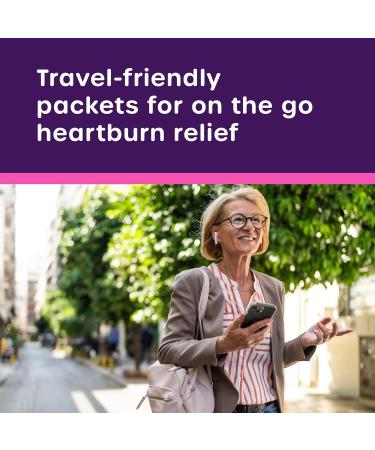 HealthCareAisle Omeprazole and Sodium Bicarbonate Powder for Oral Suspension 20 mg/1 680 mg - 14 Packets - Acid Reducer - Effective Acid Reflux Medicine Treats Frequent Heartburn - Buy Online on GoSupps.com