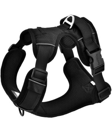 Funpetic dog harnesses 2022 - anti -train dishes reflective padded and breathable - breast dishes for small medium -sized and large dogs (m) black M - Buy Online on GoSupps.com