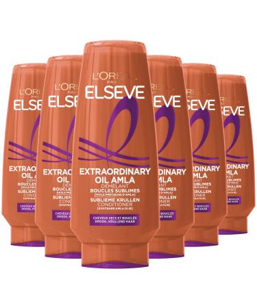 L'Oreal Paris L'Or al Paris Elseve Extraordinary Oil Amla Sublime Curl Conditioner - curly or wavy hair - with precious amla oil - 6 x 250 ml