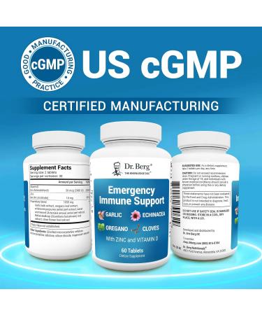Dr. Berg Nutritionals Emergency Immune Support - 60 Tablets - Buy Online on GoSupps.com