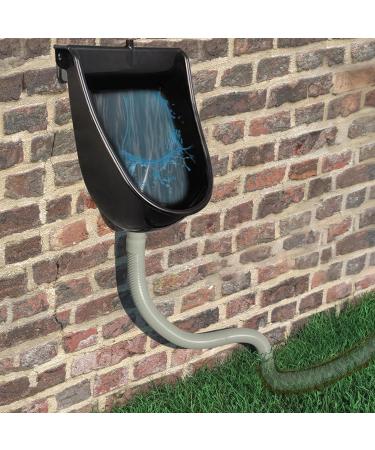 Urinal for Men Wall Mounted Spill-Proof Waterless Urinal Garage Urinal with 59'' Hose UV Resistant Plastic Urinals Indoor Outdoor Toilet for Bathroom - Buy Online on GoSupps.com