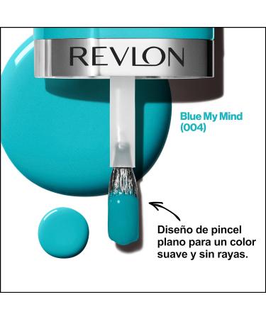 Revlon Ultra HD Snap Nail Polish - Blue My Mind (004) - Long-Lasting Vegan Formula - Quick Drying - One-Coat Full Coverage - 8ml - Buy Online on GoSupps.com