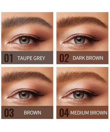 Erinde Waterproof Tinted Brow Gel - Long-lasting Eyebrow Shaping Makeup Smudge & Flake Resistant Volumizing Brow Mascara in Taupe Grey 01 - Buy Online on GoSupps.com