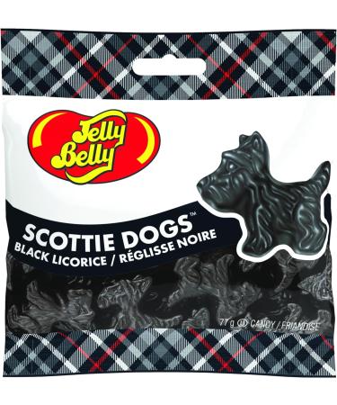 Jelly Belly Scottie Dogs Black Licorice Grab & Go Bag 3 Pack Bundle 77g - Christmas & Holidays Candy Vegan Candy Dairy Free Snacks Kosher Candy Gluten Free Bulk Candy Stocking Stuffers for Teens - Buy Online on GoSupps.com