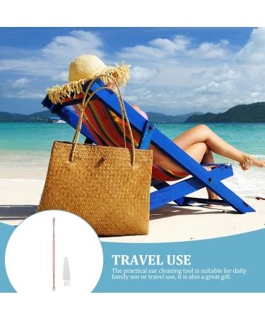 Spiral Ear Spoon - Reusable Earwax Remover | Portable Ear Cleaner & Accessories in Rose Gold - Buy Online on GoSupps.com