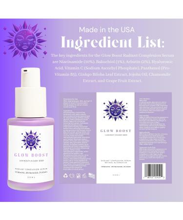 Buy SC Sapphire Glow Boost Bakuchiol Serum | 10% Niacinamide 4% TXA & Peptides | Plant-Based Anti-Aging Facial Serum for Puffiness Wrinkles & Fine Lines - International Shipping Available - Buy Online on GoSupps.com