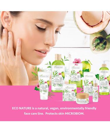 Bielenda Eco Nature - Guarantees Effective Detoxification And Effectively Mats The Skin - Eco Nature - Coconut Water + Green Tea + Lemon Grass - Face Cleansing Gel Detoxifying-Matting - 200 g - Buy Online on GoSupps.com