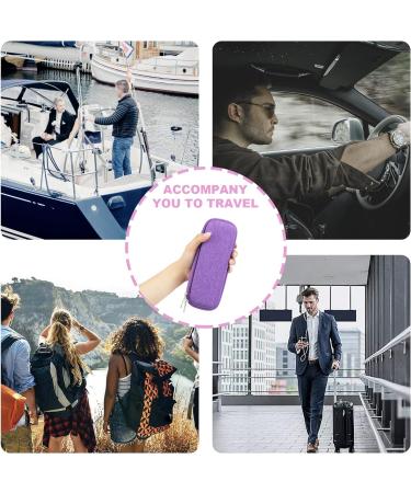 EVA Insulin Bags for Diabetes | Diabetic Travel Bag with Cooling Packs | Insulin Pencil & Injection Storage (Purple) - Buy Online on GoSupps.com