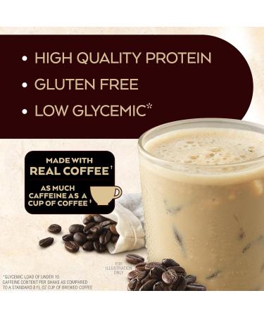 Atkins Caf au Lait Iced Coffee Protein Shake 15g Protein Low Glycemic 3g Net Carb 1g Sugar & Mocha Latte Iced Coffee Protein Shake 15g Protein Low Glycemic 4g Net Carb 1g Sugar - Buy Online on GoSupps.com