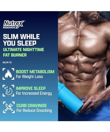 Nutrex Lipo 6 Nighttime Fat Burner | Melatonin Sleep Aid & Weight Loss Diet Pills for Men and Women | Night Time Metabolism Booster Appetite Suppressant | 30 Servings - Buy Online on GoSupps.com