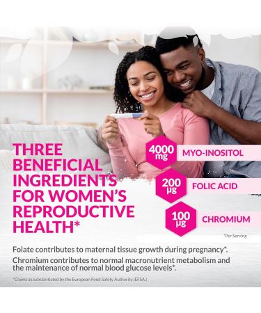 Myo-Inositol Complex 4000mg - 180 Vegan Tablets with Folate & Chromium - PCOS Supplement for Women - Hormone Balance - UK Made - Buy Online on GoSupps.com