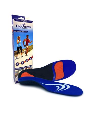 FootActive Sports Insoles Blue S - 5/6.5 UK 5/6.5 UK BLUE