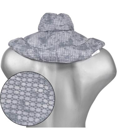 Buy Gray-Blue Neck Horns with Stand-Up Collar | Heat Cushion Neck Pillow - Pinkel Grain Comfort for Worldwide Shipping - Buy Online on GoSupps.com