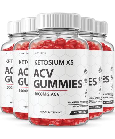 (5 Pack) Ketosium XS ACV Gummies Weight Loss Ketotium XS Gummies Ketosium XS Keto Gummies Ketosium XS ACV Gummy (300 Gummies)