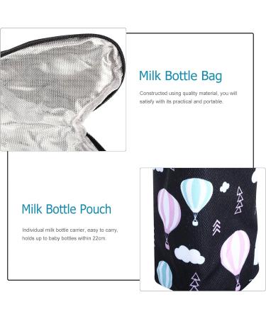 TOYANDONA 2pcs Baby Bottle Insulated Bags - Infant Feeding Pouch Black - Buy Online on GoSupps.com