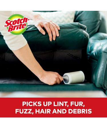 Scotch-Brite Lint Roller for Pet Hair & More - 3 Rollers, 100 Sheets Each (300 Total) - Buy Online on GoSupps.com