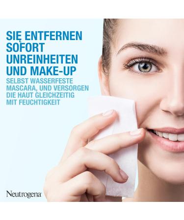 Neutrogena Hydro Boost Makeup Wipes - Aqua Cleansing Wipes with Hyaluron | Make-Up Remover | Pack of 6 (150 Wipes) | International Shipping Available - Buy Online on GoSupps.com