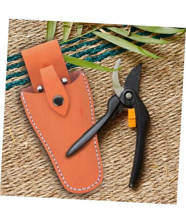Minkissy 3-Piece Garden Shears Belt Bag | Leather Scissors Holster for Hairdressing & Gardening Tools | Durable & Stylish Tool Cover | 21x9.5x5cm - Buy Online on GoSupps.com