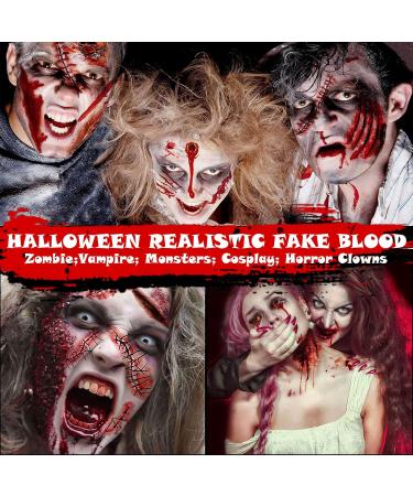 Best Halloween Fake Blood Makeup Set | Dripping & Coagulated Blood for Cosplay & Dress Up - Buy Online on GoSupps.com