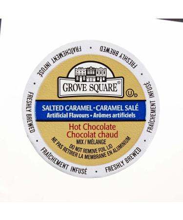 Grove Square Hot Chocolate Mix Salted Caramel 24 Single Serve Cups 24 Count (Pack of 1) - Buy Online on GoSupps.com