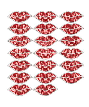 Sexy Crystal Lipsticks Red Lipsticks Handmade Craft Necklaces