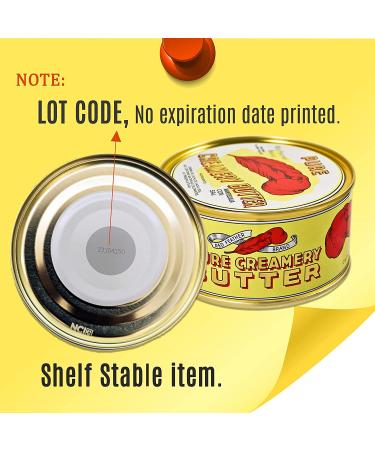 Red Feather Creamery Canned Butter: Premium New Zealand Butter for Emergency Preparedness (Pack of 6) - Buy Online on GoSupps.com