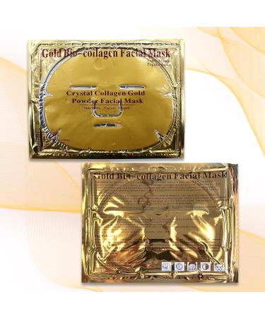 Jakuva 24k Gold Gel Collagen Facial Masks - 15PCS | Hydrating, Anti-Wrinkle, Firming, and Moisturizing Skin Care Sheets - Buy Online on GoSupps.com
