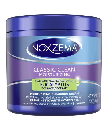 Noxzema Facial Cleanser Moisturizing Cleansing Cream 12 Ounce (Pack of 6)